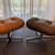 Mid Century Eames  Leather Ottomans - $150 EACH no chairs 2 thumbnail