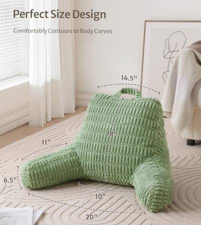 Blissful Diary Reading Pillow, Backrest Pillow with Shredded Memory 1