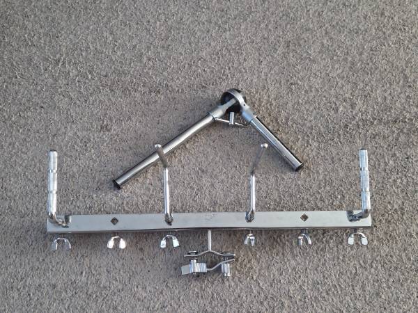 LP aux percussion rack and Gibraltar arm 1