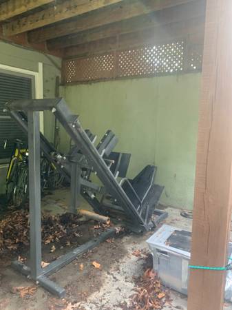 Heavy Duty Commercial Leg Press / Hack Squat Combo Machine 1