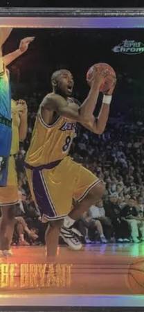 Kobe Bryant refractor rookie card 1