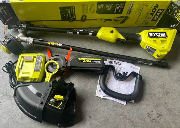 Ryobi 40VHP 16in String Trimmer Kit 1