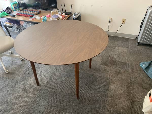 Circular Wooden Table 1