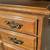 Vintage Solid Maple Colonial Style Low Boy 8 Drawer Dresser 7 thumbnail