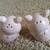 Vintage Joseph Originals Pink Polka Dot Pig Salt & Pepper Shakers 2 thumbnail