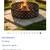 Style selections 30" fire pit metal ring new in box 6 thumbnail