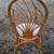 Royal Designs Polynesian Bentwood Bamboo & Rattan Chair w/Palm Back 7 thumbnail