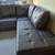 Black 2-piece Sectional Couch 2 thumbnail