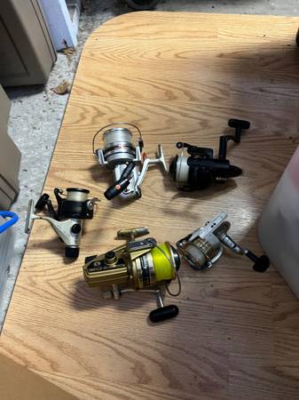 Five fishing reels for sale 1