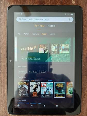 Fire HD 8, 10th Gen with rugged case 1