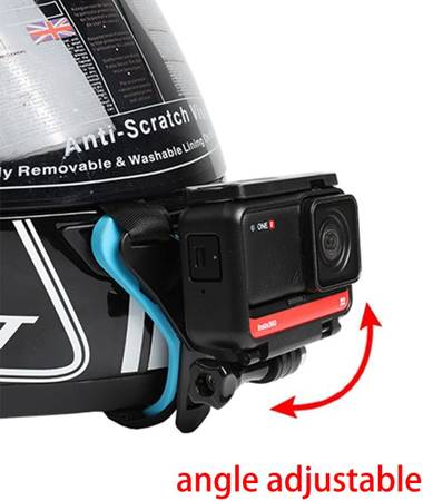 Helmet Chin Mount for Mobile Phone and GoPro, Motorcycle Strap Holder 1