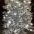 Kringle Express 5ft SILVER TINSEL Frosted/Flocked Pre-lit Christmas Tr 2 thumbnail