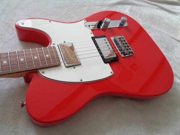 2019 Fender mexico telecaster sonic red with humbuckers. 1