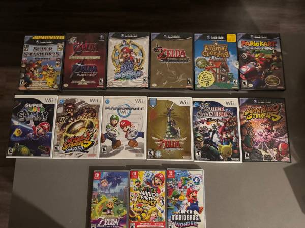 Selling Games (GameCube + Wii + Switch) 1