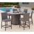 NEW N BOXES AGIO PARK FALLS 7 PIECE OUTDOOR HIGH DINING PATIO FIRE SET 1 thumbnail