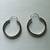 Earrings 3/4" Round Silver colored 1 thumbnail