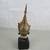 Asian Cambodian Vintage Buddha Bust Solid Brass 13" Tall 6 thumbnail
