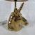 Unicorn Gold Ceramic Table Night Stand Lamp 16 1/2" Tall 5 thumbnail