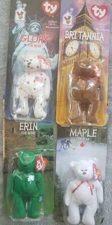Ty Beanie Babies 3 Bear Set 1