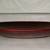 Modern Handcrafted Art Studio Glass Large Burgundy Plate 15.5"D Signed 3 thumbnail
