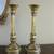 Qty 2 - Large Gold Pillar Candleholders 5 thumbnail
