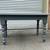 Gray Wooden Dining Table 2 thumbnail