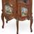 VERNE MARTIN STYLE PAINTED VITRINE CABINET 7 thumbnail