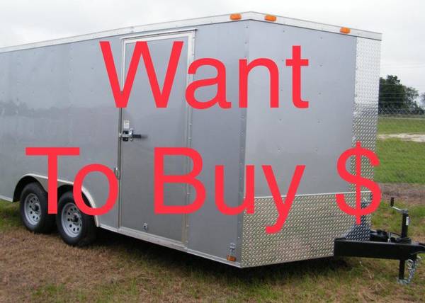 Want to buy: Cargo trailer / enclosed trailer 1