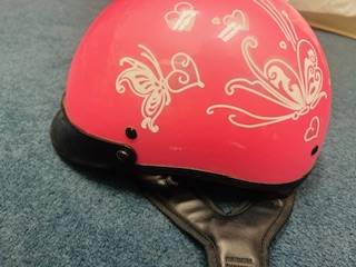 butterfly motorcycle helmet DOT Approved Daytona Cruiser Open Face DOT Type Motorcycle Helmets for Women -