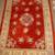 ESTATE FIND ORIENTAL WOOL ORANGE 110" X 70" AREA CARPET USED 1 thumbnail