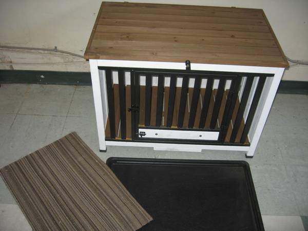 Wood Pet House Portable Folding Dog Kennel 1