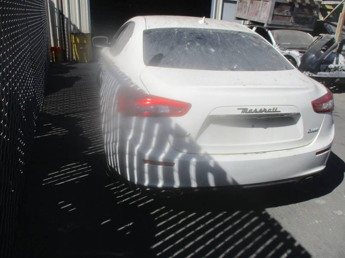 Parting out 2015 Maserati Ghibli RWD 345hp