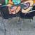 Outdoor aluminum stacking chairs 4 thumbnail