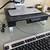 Computer monitor stand heavy duty steel metal vintage 4 thumbnail