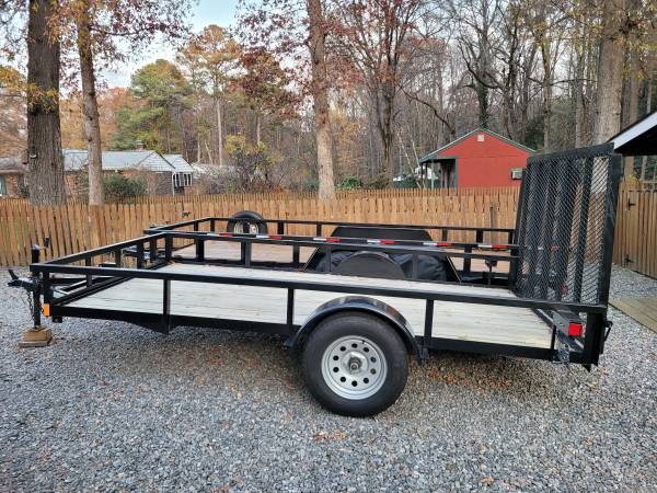 2023 Holmes 6.4 X 12 utility/landscape trailer 1