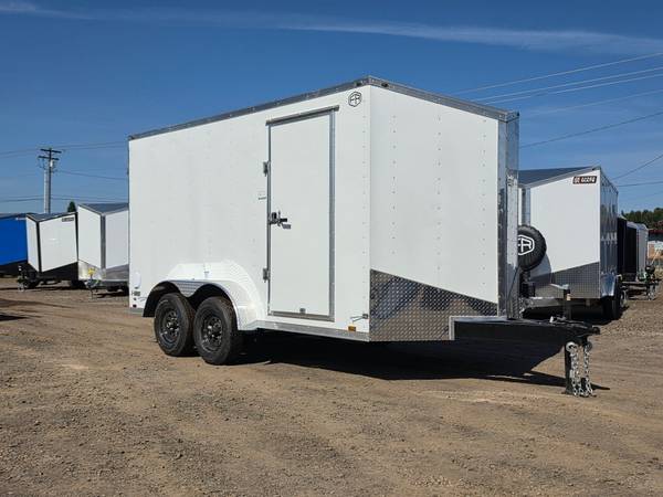 2027 Enclosed Cargo Trailer 7×14 Cargo Mate Heavy-Duty Trailer 9800GVW 1