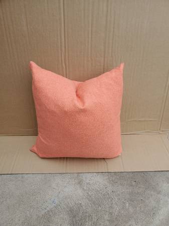 Large Orange Pillow 1