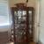 Antique pine display case or China Cabinet 2 thumbnail