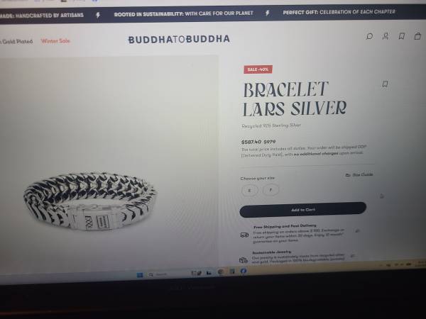 925 silver BUDDA  TO  BUDDA jewelry bracelets 1