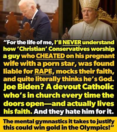 I Will Never Understand How Christian Conservatives "Worship" Trump 1