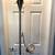 Metal brushed steel floor lamp with bulbs 70” tall 3 thumbnail