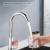 Touchless Automatic Bathroom Sink Faucet Chrome Infrared Sensor Batter 2 thumbnail