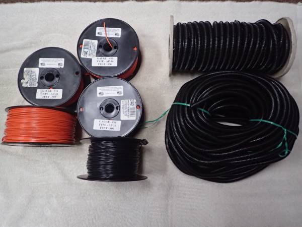 Copper Wire, Connectors, Loom and Other Items 1