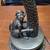26.5" Vintage Monkey & Palm Tree Lamp W/Tiffany Style Shade 2 thumbnail