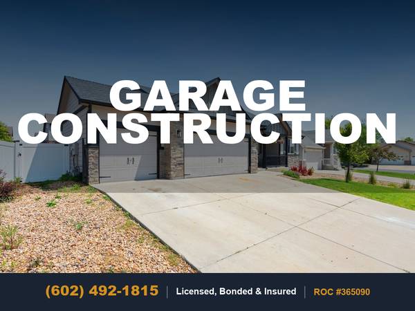 Contractor or Builder New Custom Garage Construction Detached Building 1