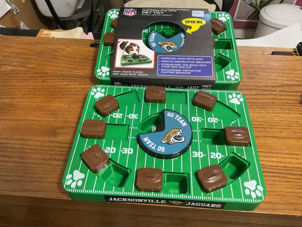 Jacksonville jaguars dog puzzle 1
