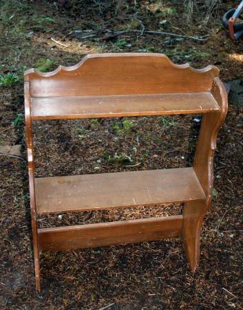 antique plate rack shelf 1