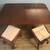 Vintage Drop-Leaf Dining Table + 2 Matching Harp Back Chairs 2 thumbnail
