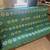 Full Size Black Metal Folding FUTON with New MCM Green Cover 2 thumbnail