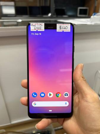 Factory unlocked Google Pixel 3 XL 64GB - cell phones - by owner